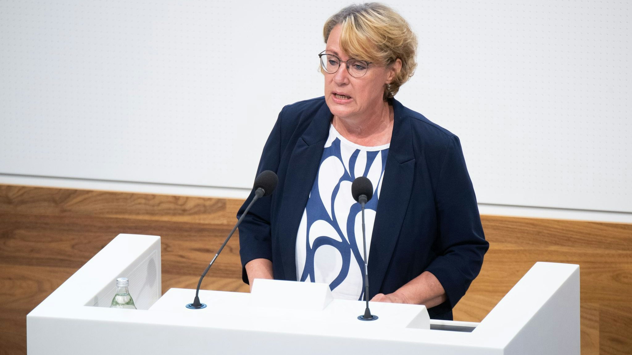 Barbara Otte-Kinast (SPD), Landwirtschaftsministerin Niedersachsen, spricht im Landtag. Foto: dpa/Stratenschulte