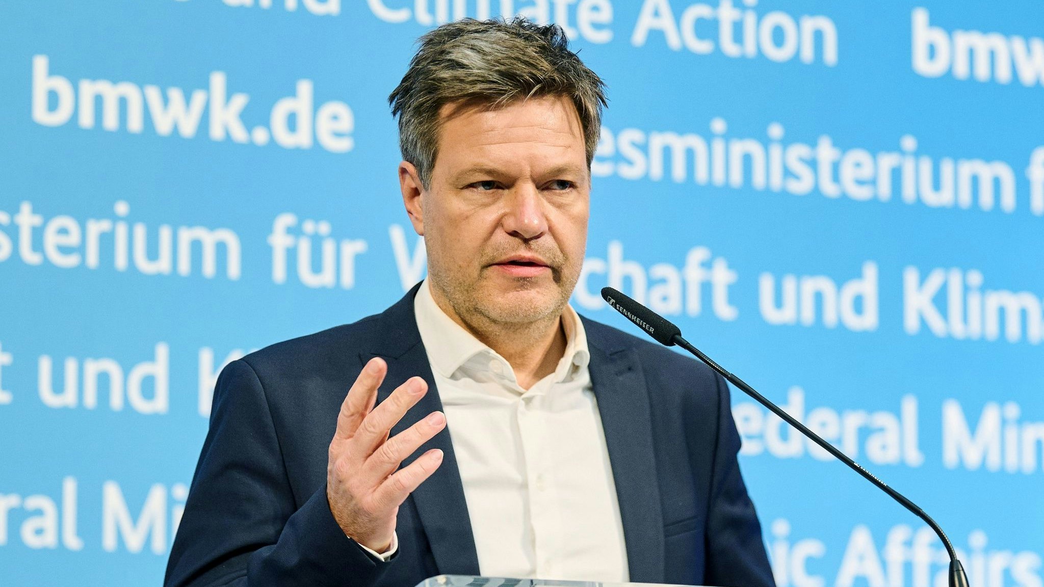 Grünen-Wirtschaftsminister Robert Habeck. Foto: dpa/Riedl
