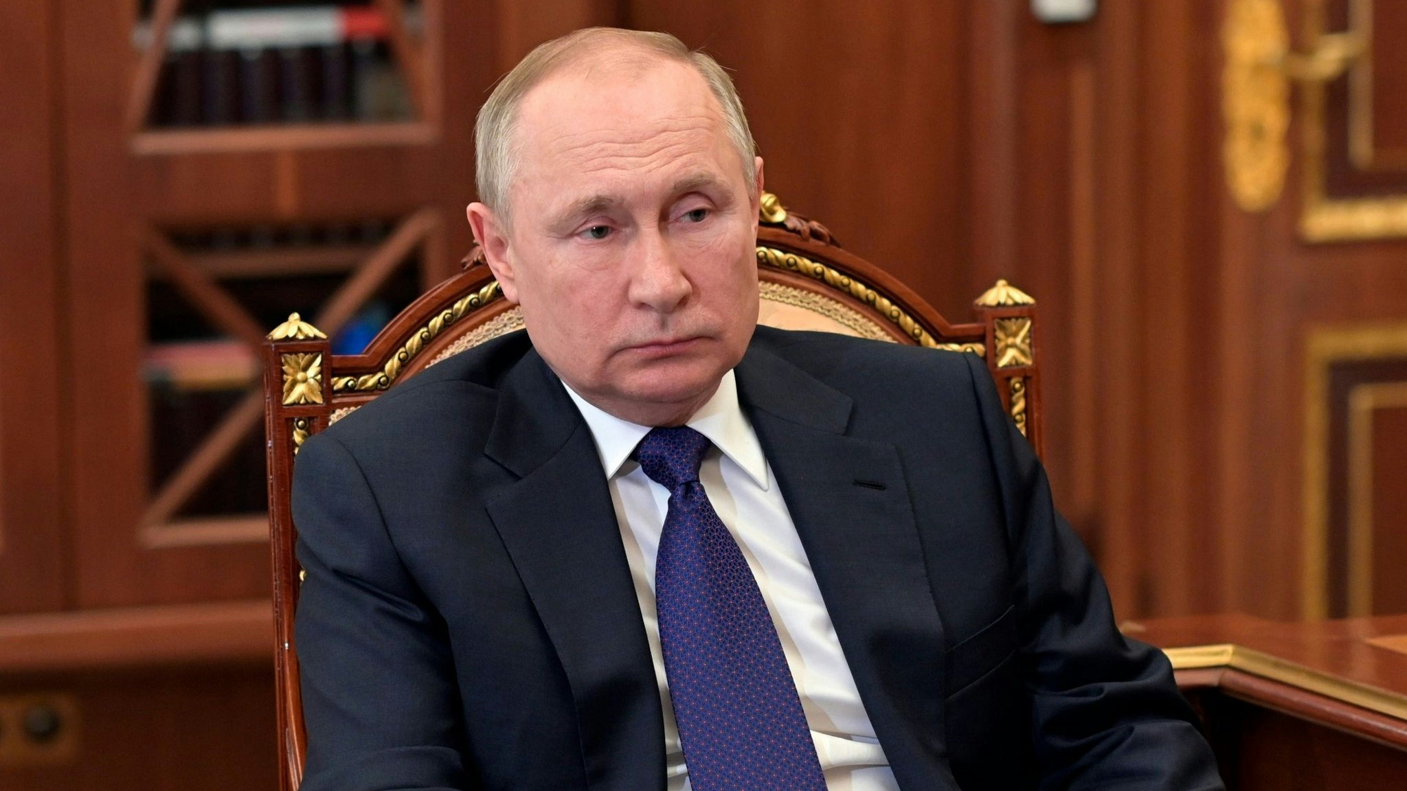 Der russische Präsident Wladimir Putin. Foto: dpa/Nikolsky