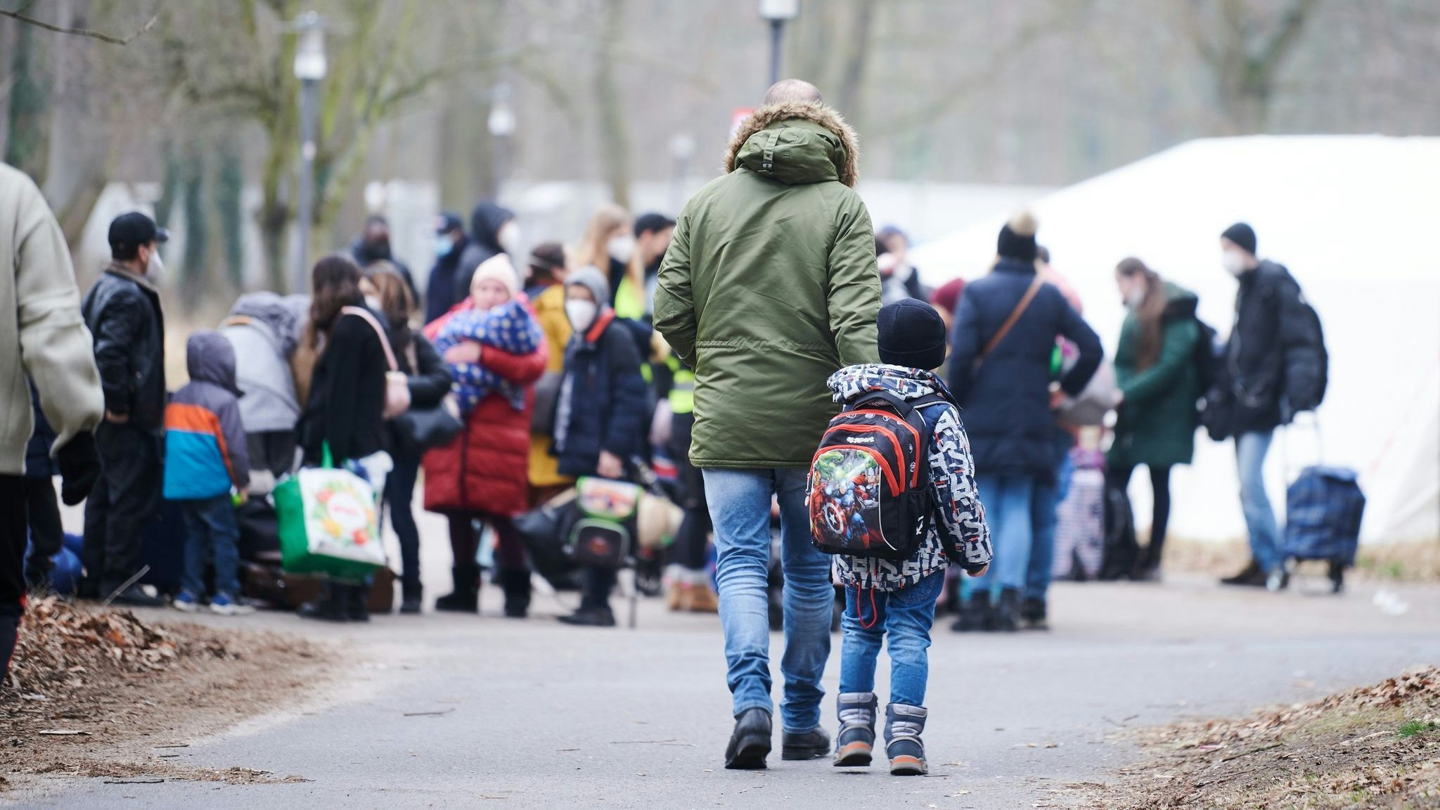 Aus der Ukraine sind bereits Zehntausende Flüchtlinge nach Deutschland gekommen. Foto: dpa/Riedl