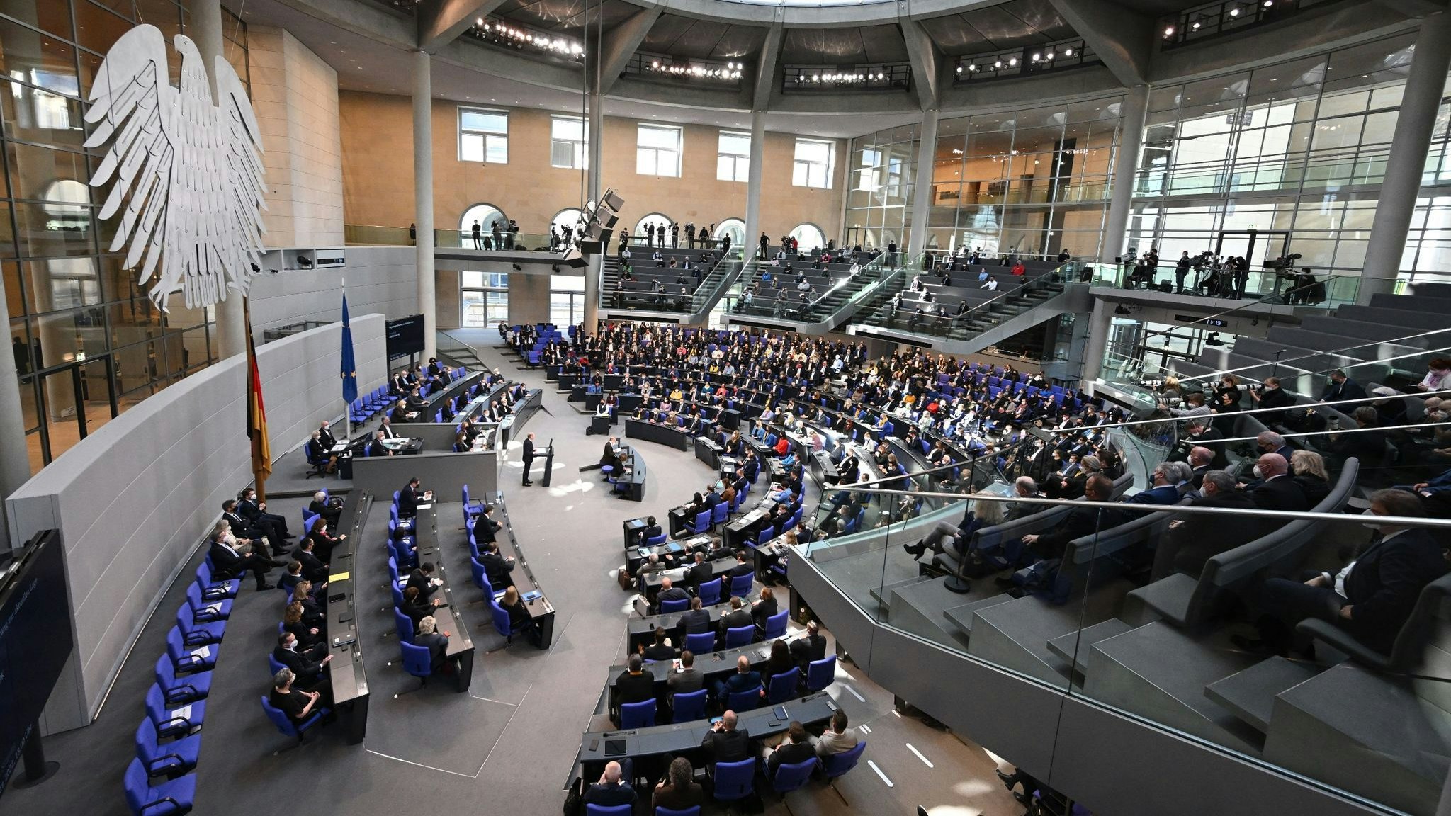 Sitzung des Bundestages. Foto: dpa