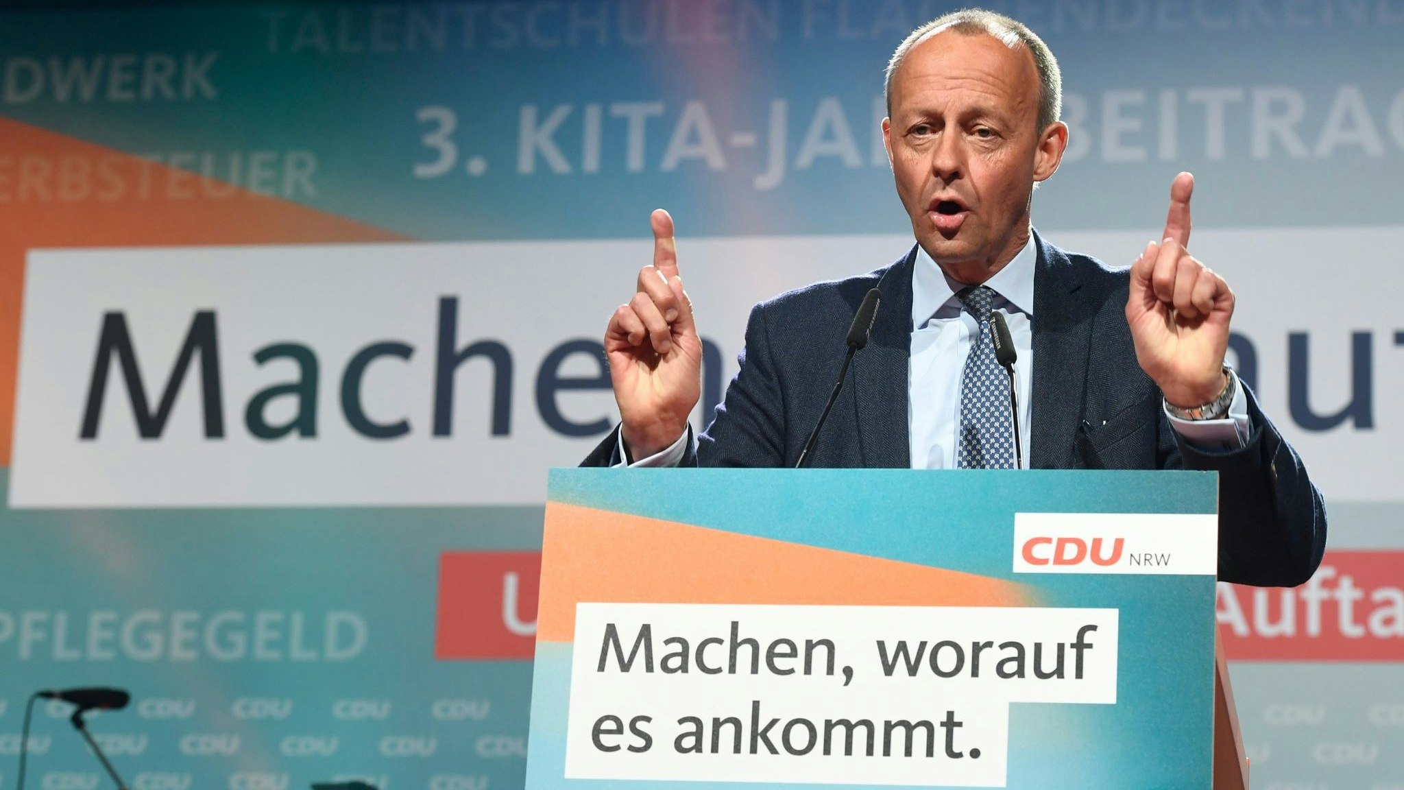 CDU-Chef Friedrich Merz: „Wir haben eine überforderte Regierung“. Foto: dpa/Pfeil