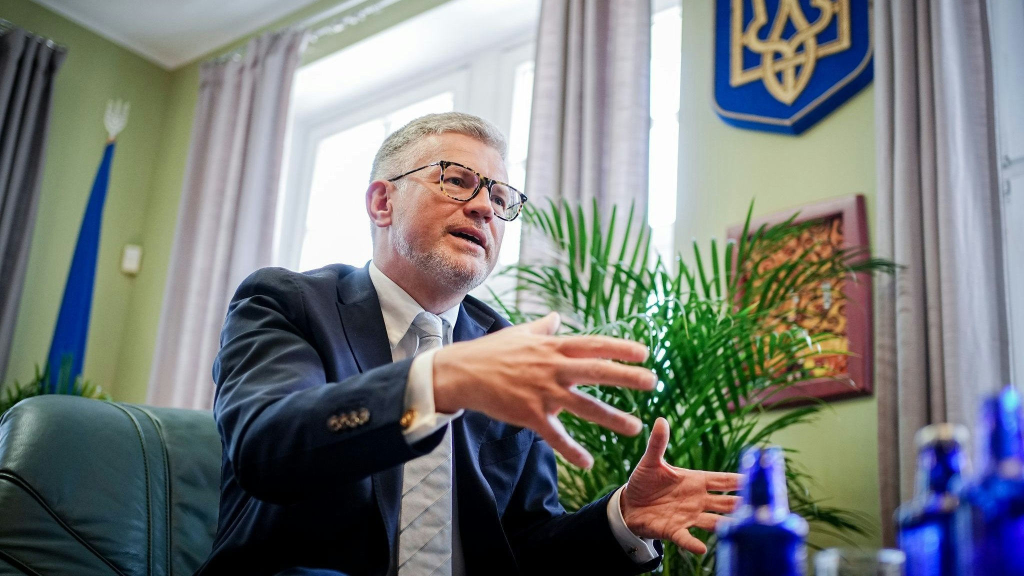 Andrij Melnyk ist Botschafter der Ukraine in Deutschland. Foto: dpa/Nietfeld