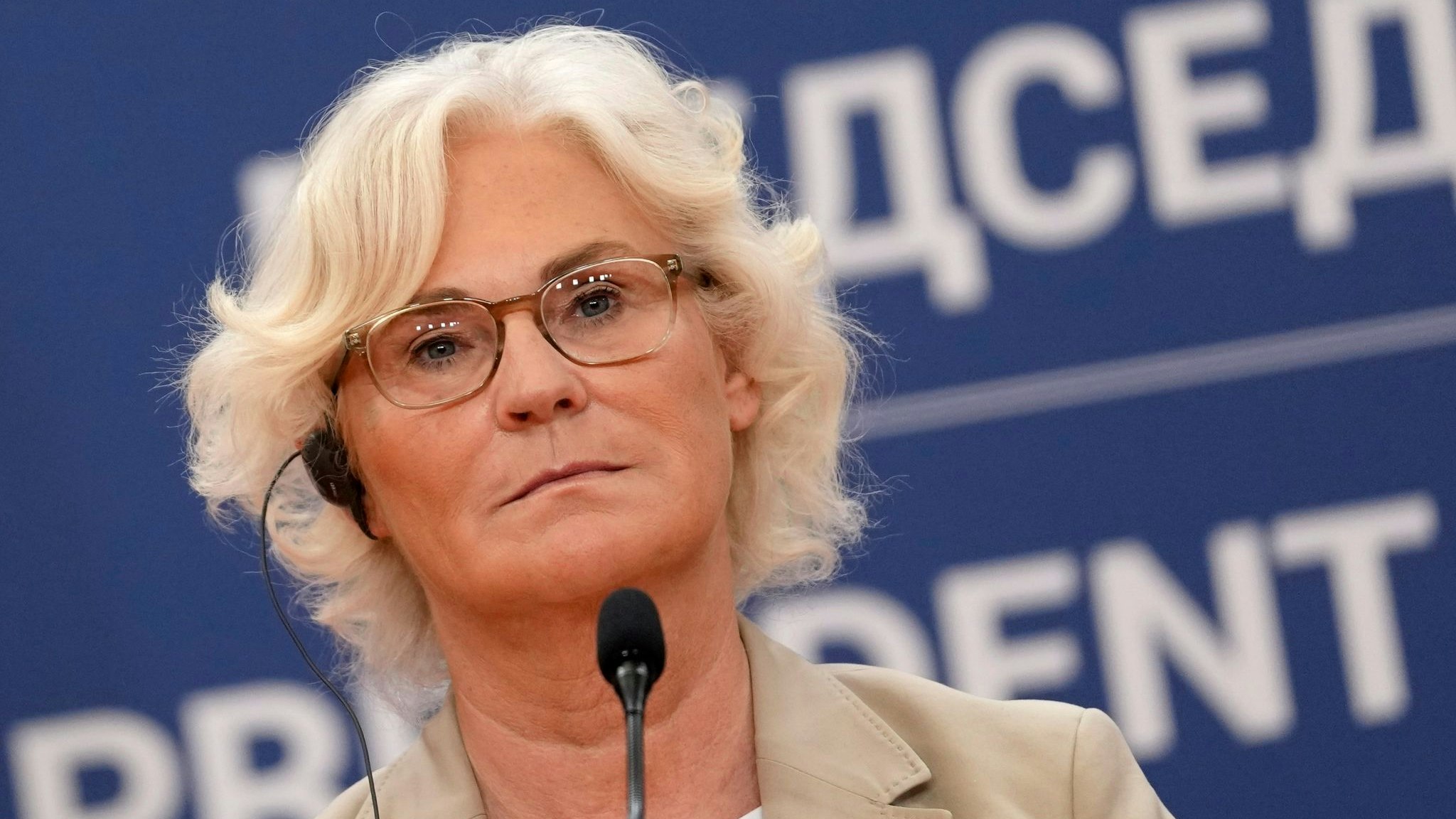 Bundesverteidigungsministerin Christine Lambrecht (SPD) steht in der Kritik. Foto: dpa/Vojinovic