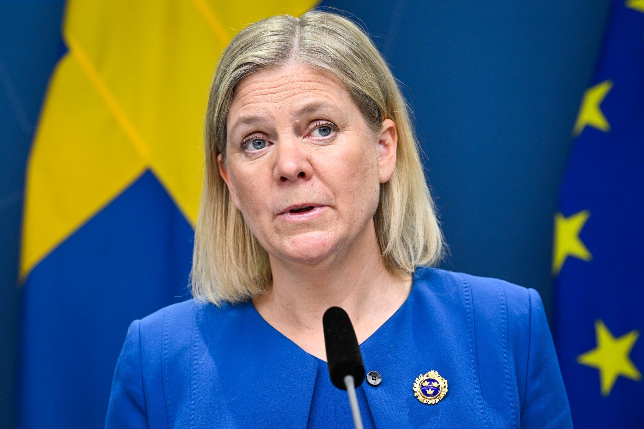 Magdalena Andersson, Ministerpräsidentin von Schweden. Foto: Montgomery/dpa