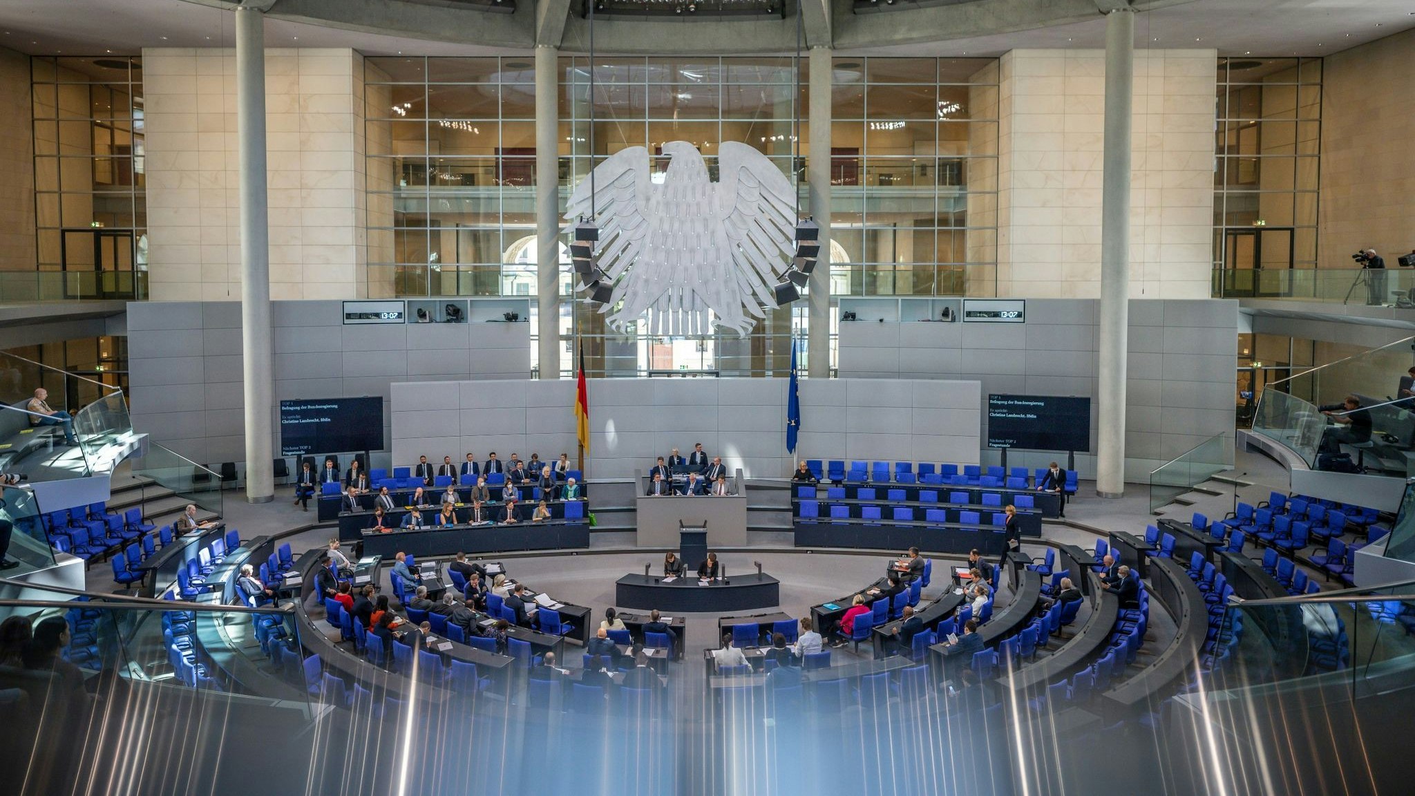 Der Deutsche Bundestag in Berlin. Foto: dpa/Kappeler