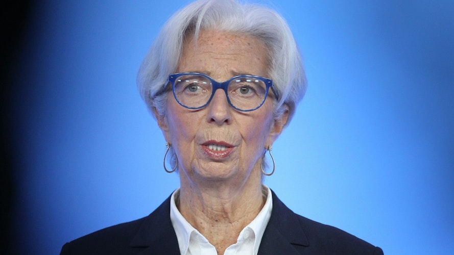 Christine Lagarde, Präsidentin der Europäischen Zentralbank (EZB). dpaRoland