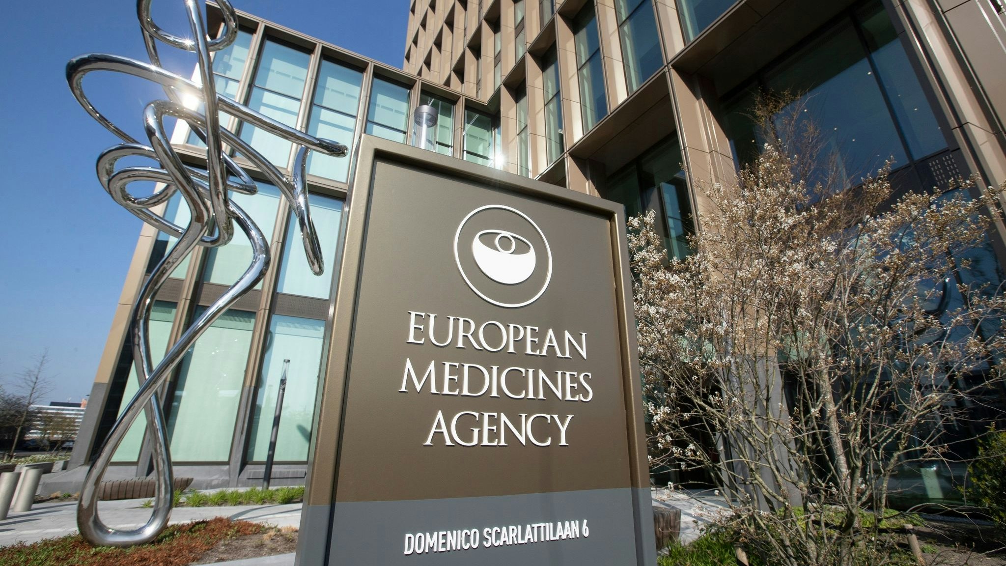 Die Europäische Arzneimittelagentur (EMA) in Amsterdam. Foto: dpa/Dejong
