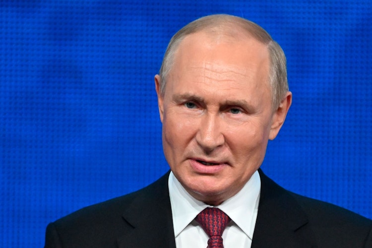 Führt seit dem 24. Februar einen Krieg gegen die Ukraine: Der russische Präsident Wladimir Putin. Foto: dpaSysoev