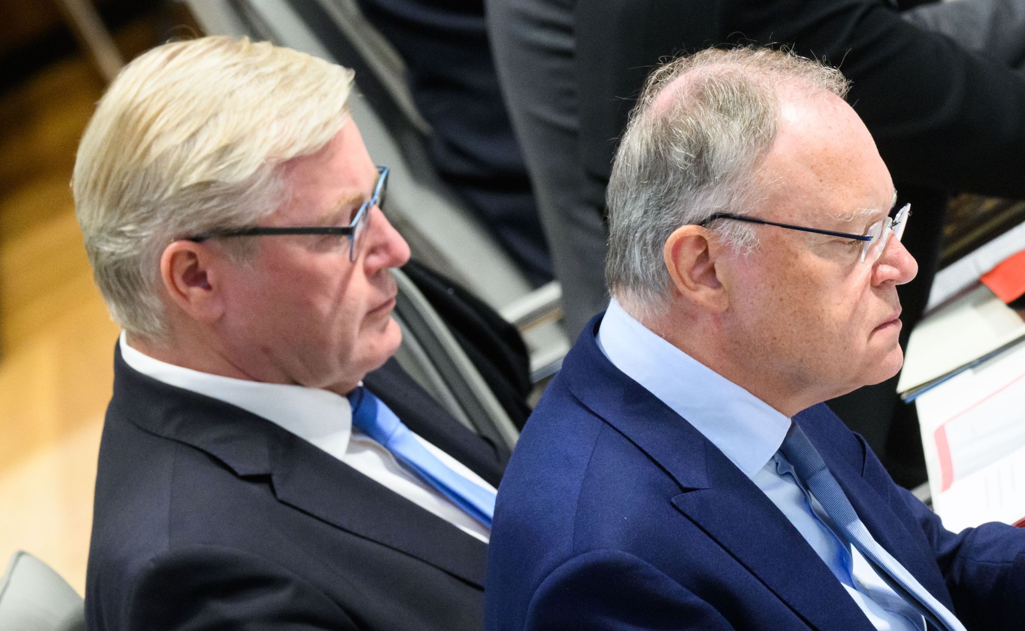 Bernd Althusmann (links, CDU) und Stephan Weil (SPD). Foto: dpa/Stratenschulte