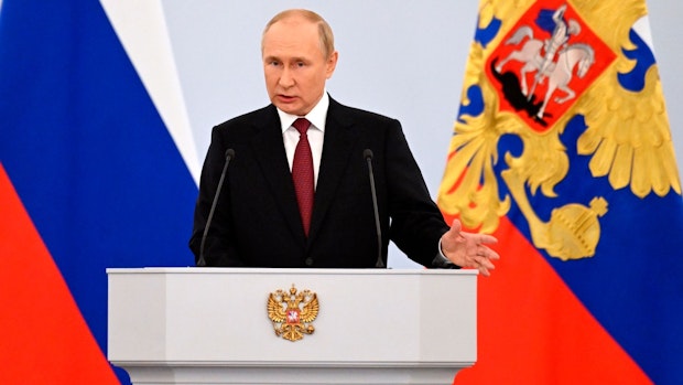 Putin erklärt ukrainische Gebiete zu russischem Staatsgebiet