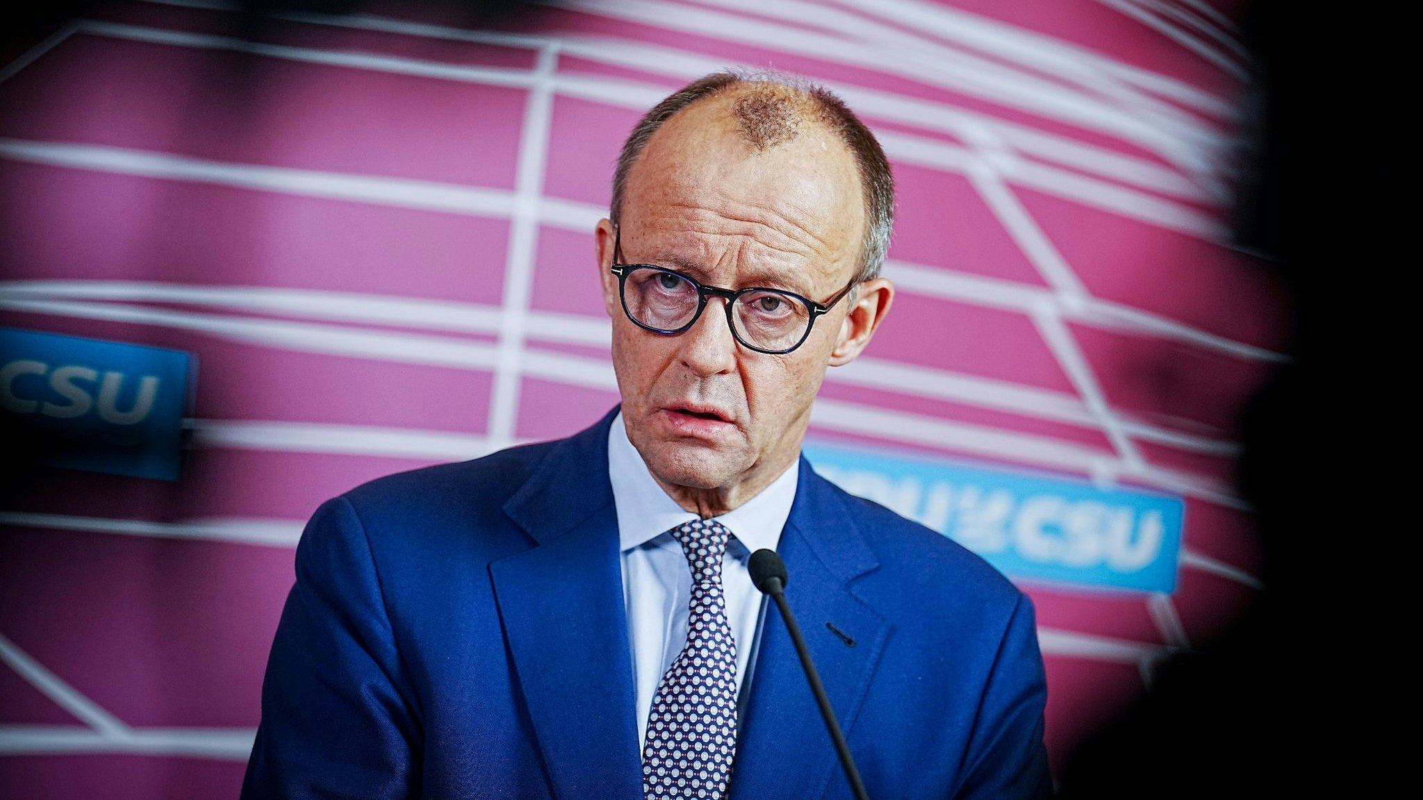 CDU-Chef Friedrich Merz spricht sich gegen ein AfD-Verbot aus. Foto: dpa/Nietfeld