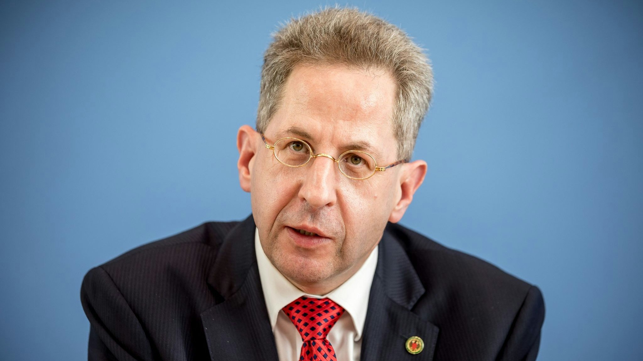 Hans-Georg Maaßen, hier noch im Jahr 2018 als Präsident des Bundesamtes für Verfassungsschutz. Foto: dpa/Kappeler