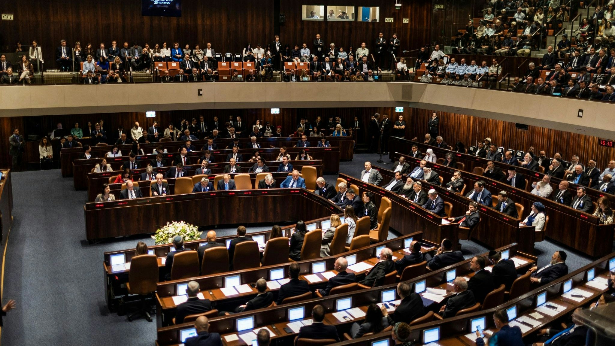 Abgeordnete während einer Sitzung im Parlament. Foto: dpa/Yefimovich
