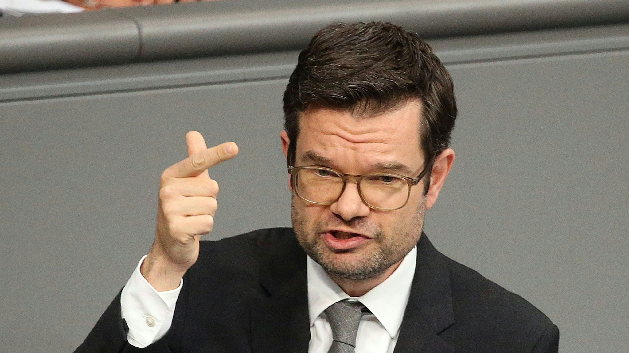 Bundesjustizminiser Marco Buschmann (FDP) im Deutschen Bundestag. Foto: dpa/Kumm