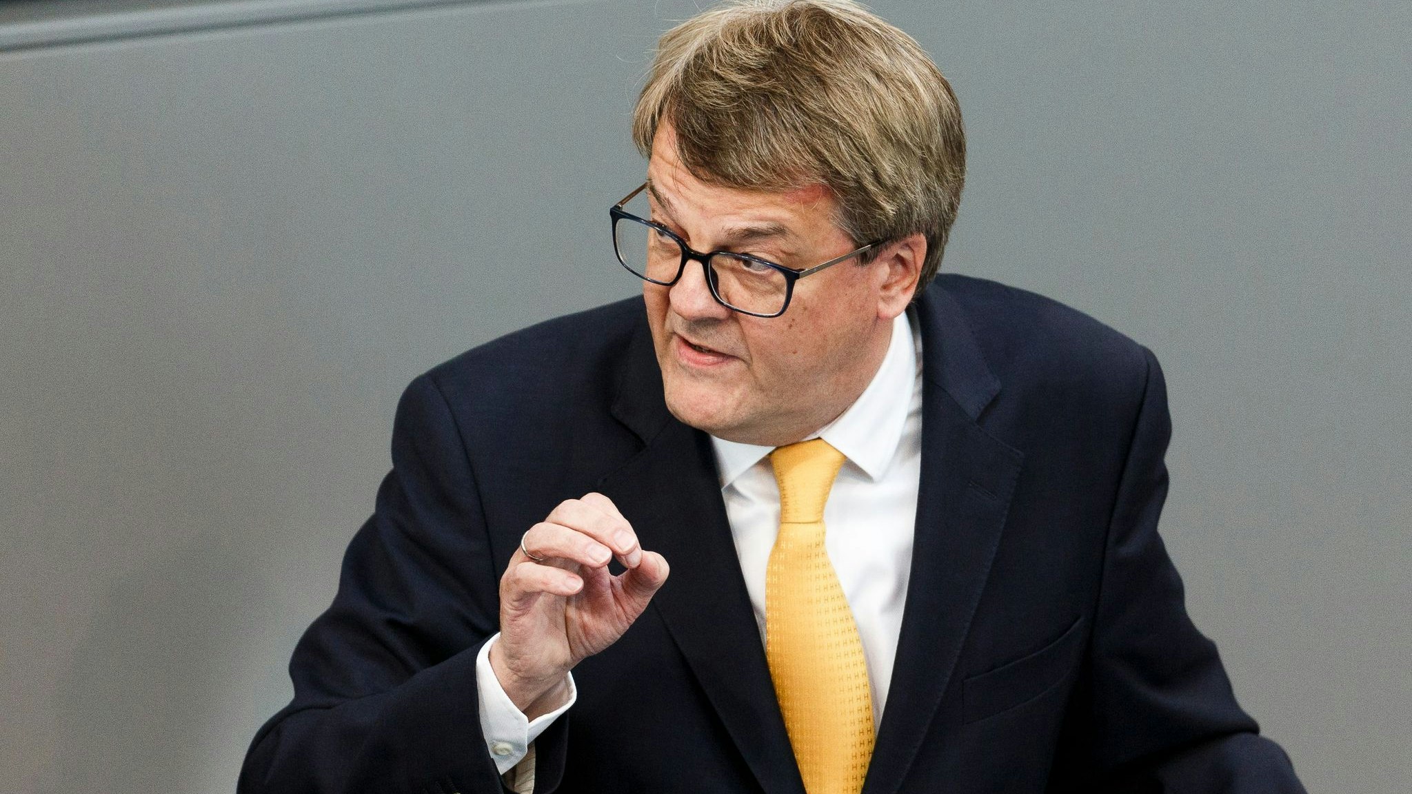 FDP-Politiker Reinhard Houben während einer Rede im Deutschen Bundestag. Foto: dpa/Koall