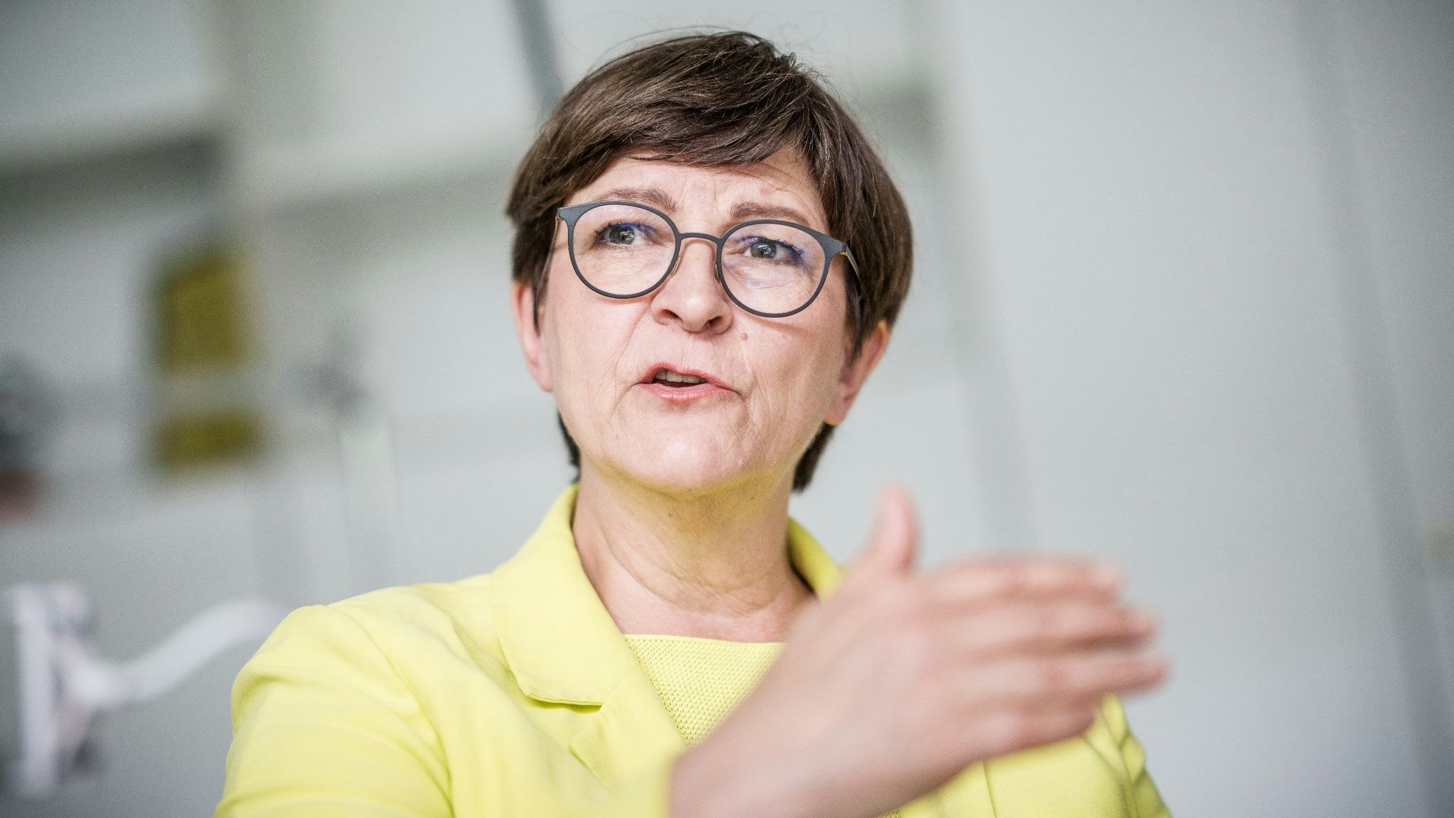 SPD-Chefin Saskia Esken sieht die Reformpläne im Einklang mit den familienpolitischen Zielen der Ampel. Foto: dpa/Kappeler