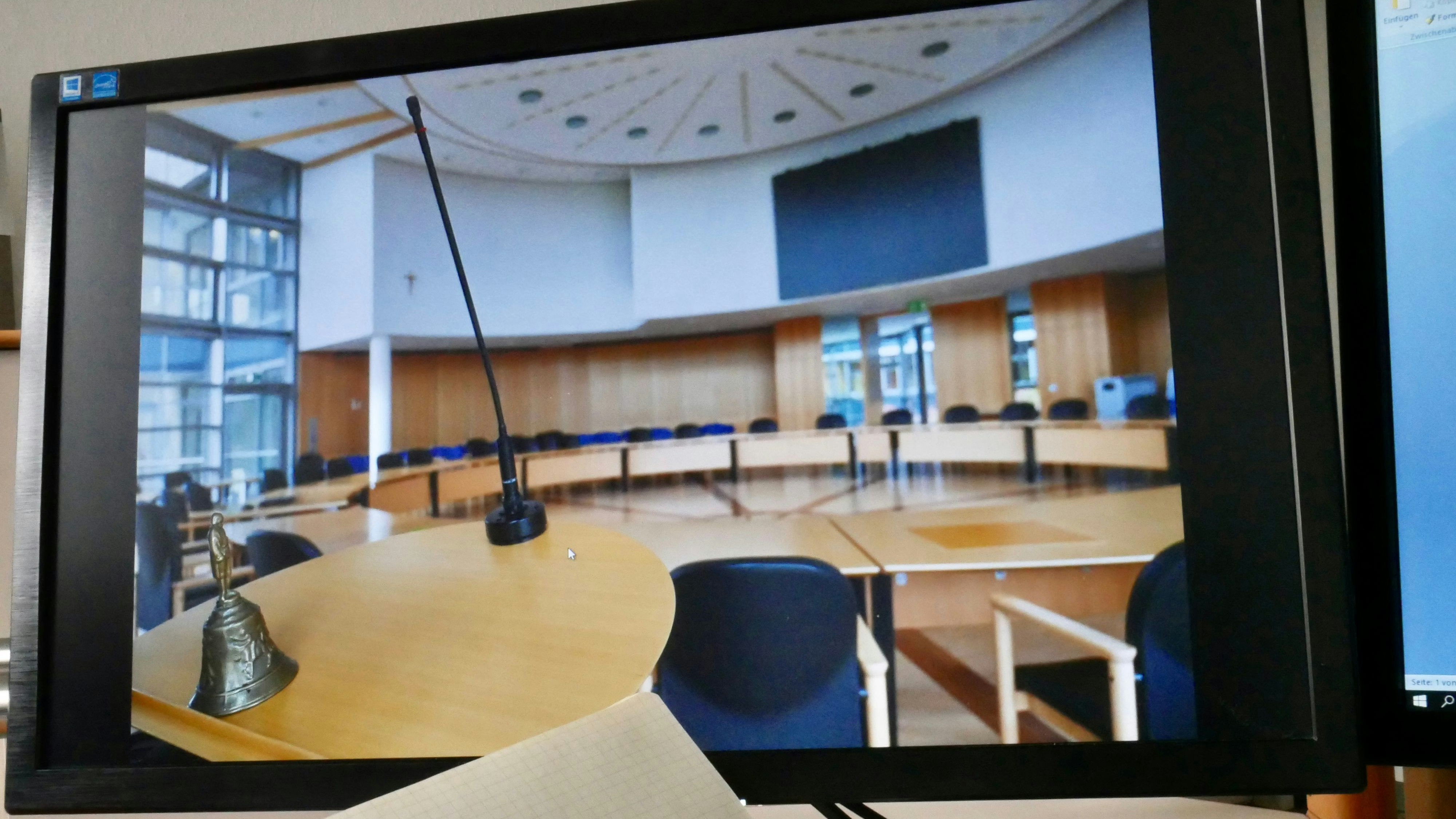 Ratssaal im Videostream: Künftig sollen die Sitzungen des Cloppenburger Stadtrates live und auf Abruf am Bildschirm verfolgt werden. Foto: Dickerhoff