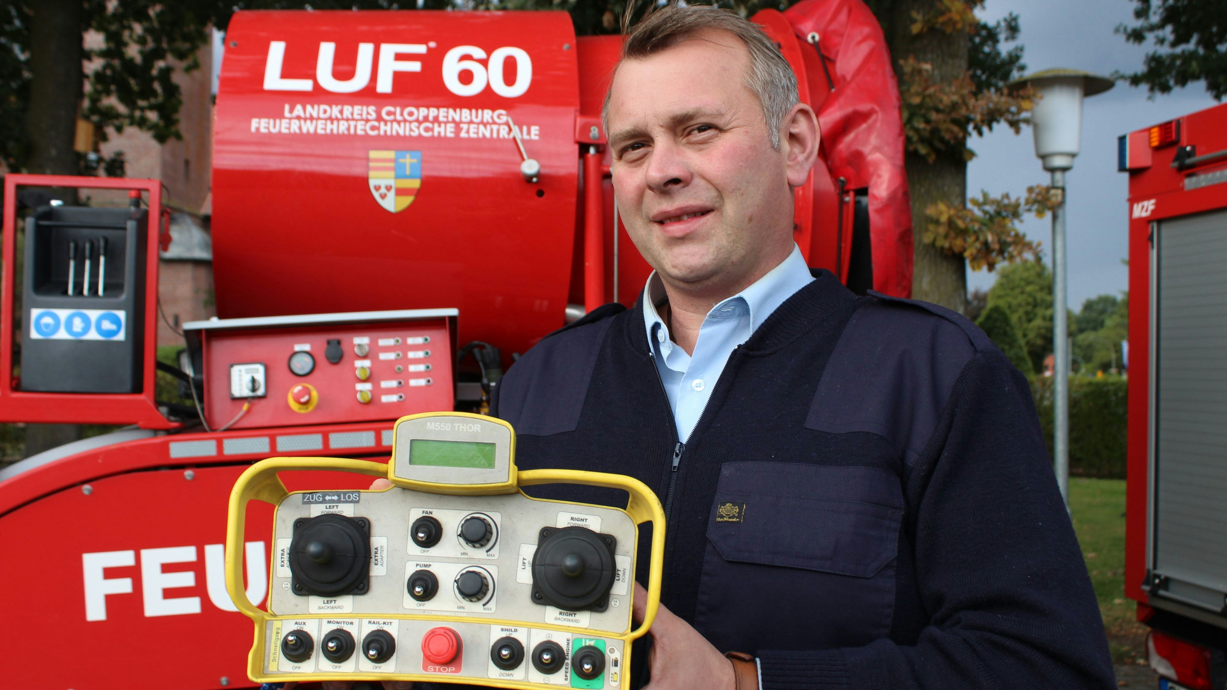 Markus Bothen ist seit 2020 als Zugführer für das LUF verantwortlich. Foto: Heinzel