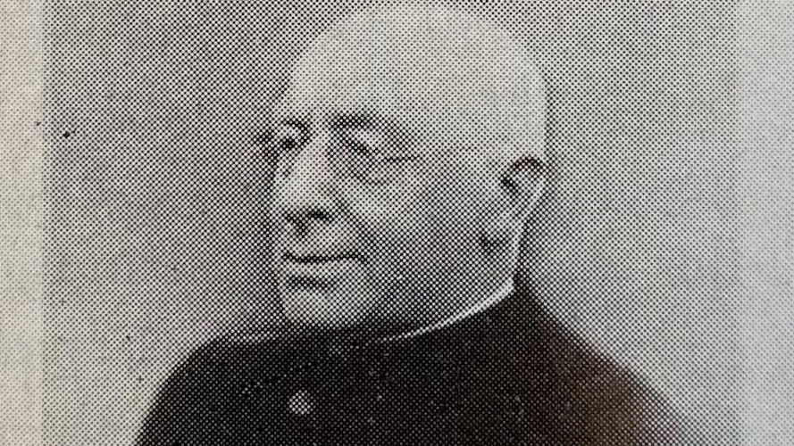 Pfarrer Bernhard Piening: Der Geistliche war von 1911 bis 1929 in Garrel. Foto: Garreler Gemeindechronik 1972