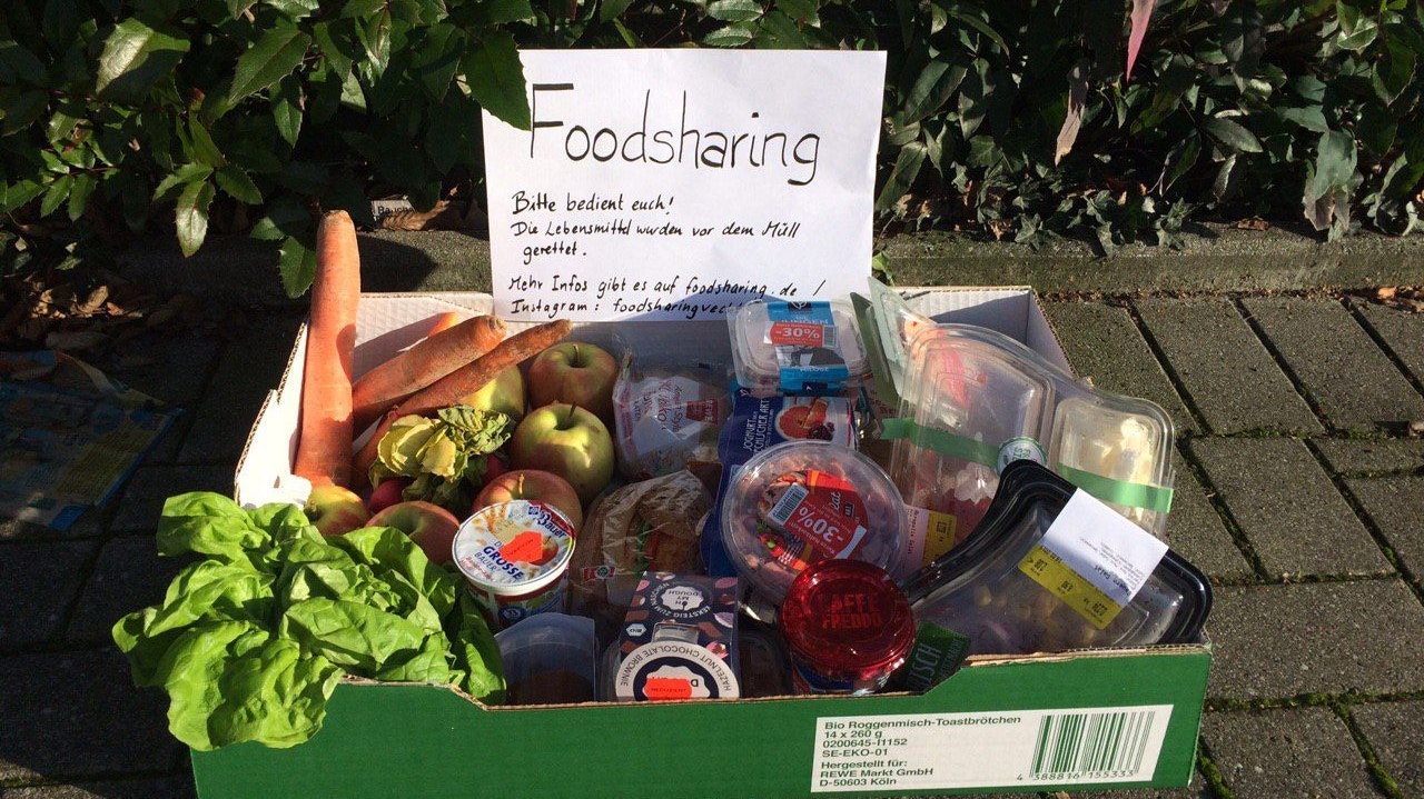 Ein Beispiel, wie die Lebensmittel verteilt werden können. Foto: Saalfeld