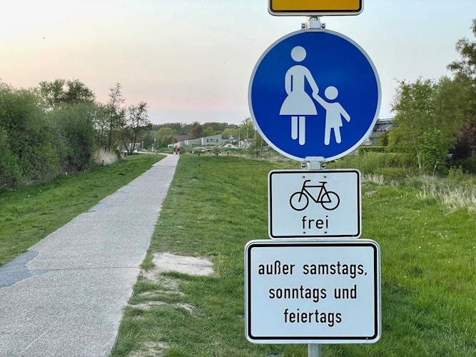 Lembruch ist alles andere als fahrradfreundlich. Die Infrastruktur für Radler muss ausgebaut werden. Foto: M. Niehues