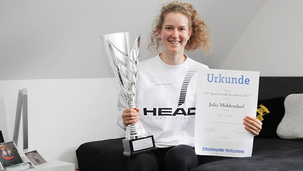 Julia Middendorf ist „OV-Sportlerin des Jahres 2021“