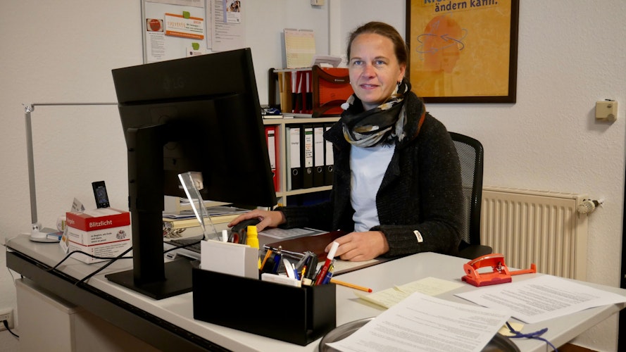 Wurde 2 Jahre lang ausführlich eingearbeitet: die neue Kontaktstellen-Leiterin Andrea Poppe-Aumüller. Foto: Dickerhoff