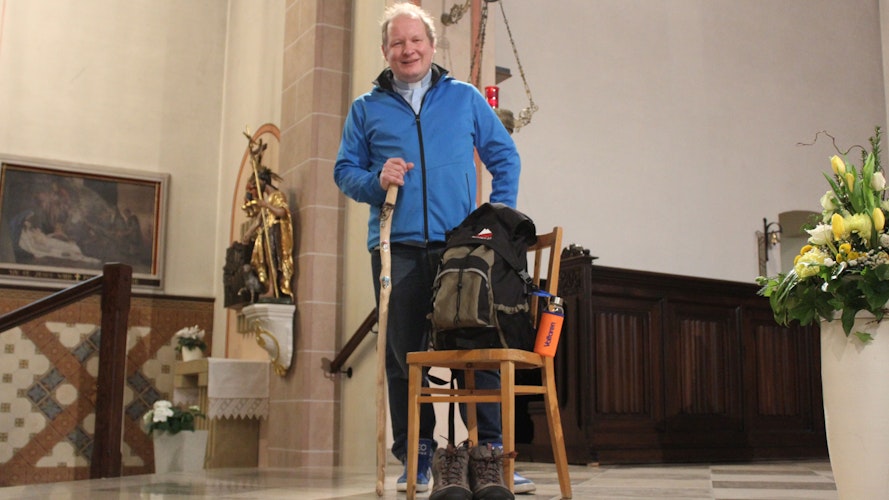 Auszeit: Pastor Uwe Börner lädt alle Männer ein, ihn auf einer geistlichen Wanderung zu begleiten. Foto: Hoff