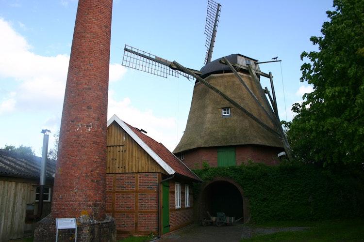 Am Mühlentag beteiligt sich auch Hermelings-Mühle in Liener, der Mühlenausschuss und die Familie Hermeling laden dazu ein. Foto: Kock