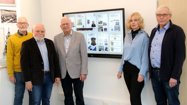 Industriemuseum Lohne: Darum hat die "Lohner Wand" jetzt auch einen Touchscreen