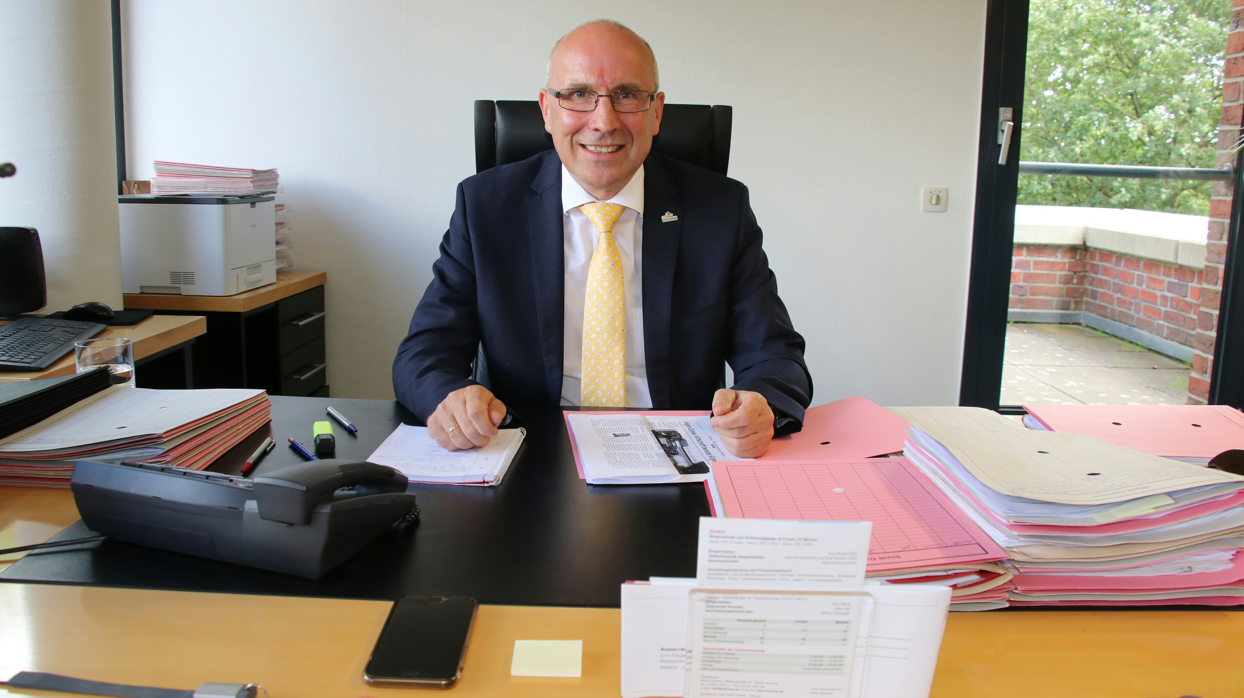 Die Entscheidung ist gefallen: Am 31. Oktober 2021 räumt Gerd Muhle sein Bürgermeisterbüro im Rathaus.&nbsp; Foto: Lammert