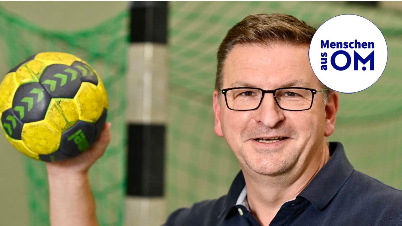 Mit Handball in der Halle: Jörn Borchardt macht sich für SFN Vechta stark. Archivfoto: M. Niehues