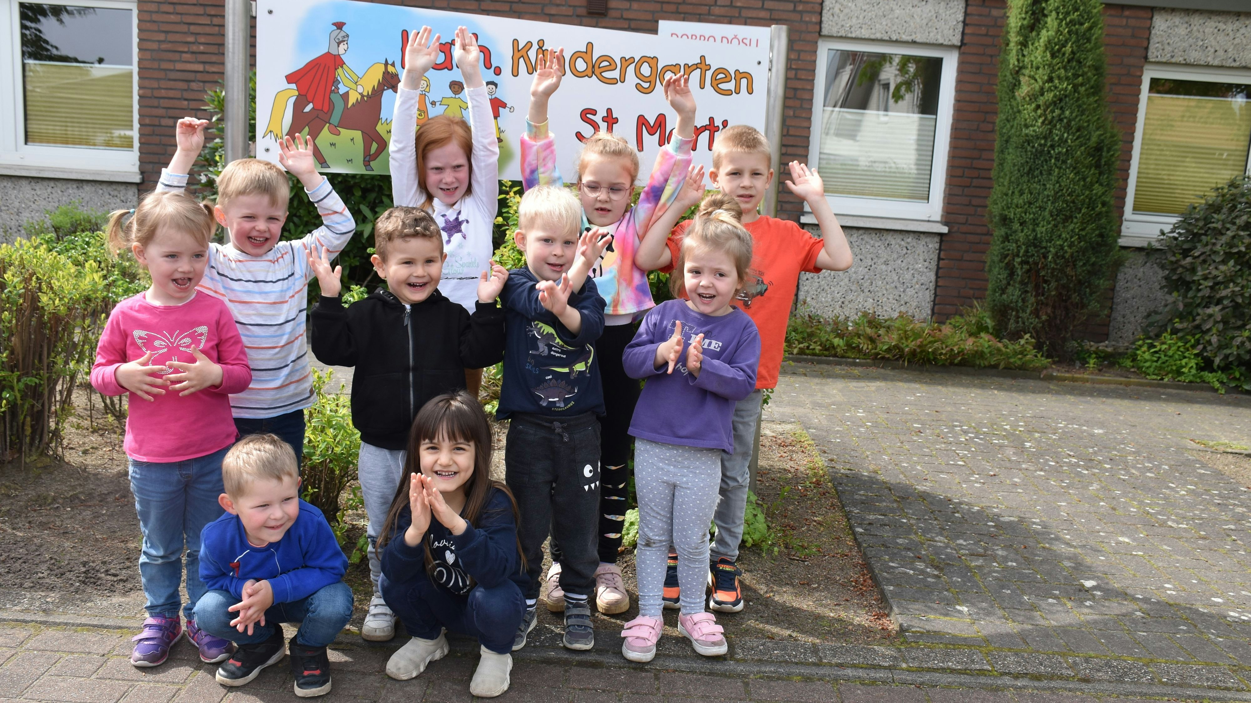 Die Vorfreude steigt: Am 13. Mai feiert der Dinklager Kindergarten St. Martin sein 50+1-Fest. Foto: Böckmann