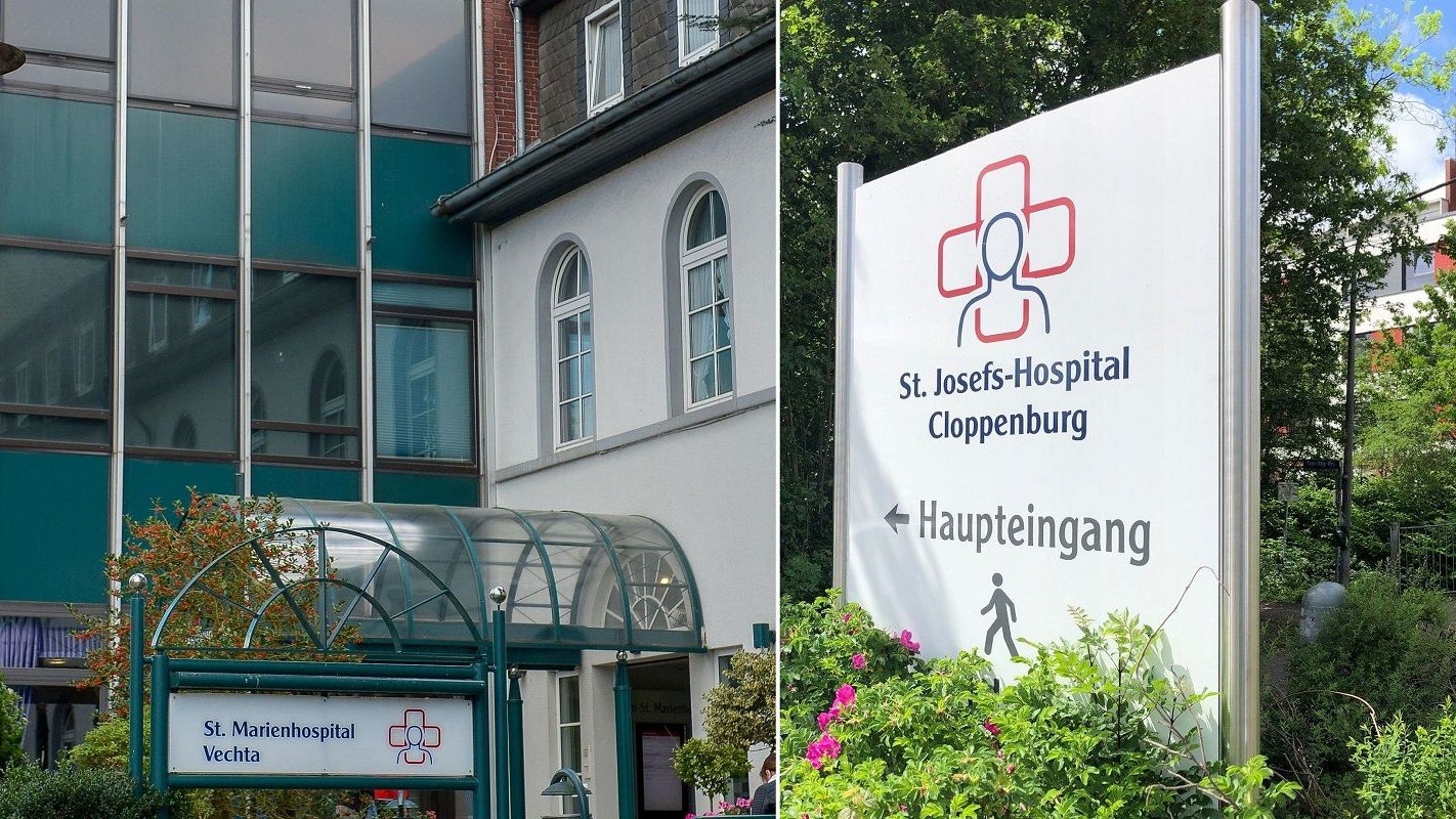 Spezialisierung als Aufgabe in der Region: Das St. Marienhospital in Vechta und das St- Josefs Hospital in Cloppenburg. An den Standorten soll es nach dem Willen der Trägerstiftung eine Schwerpunktversorgung geben.&nbsp;