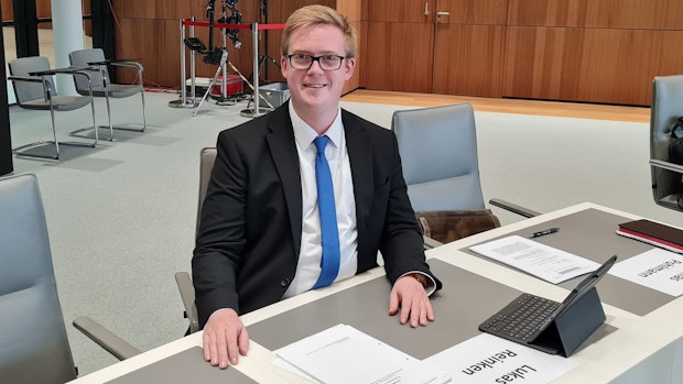 Nachgefragt: Lukas Reinkens (CDU) erste Woche als Abgeordneter in Hannover