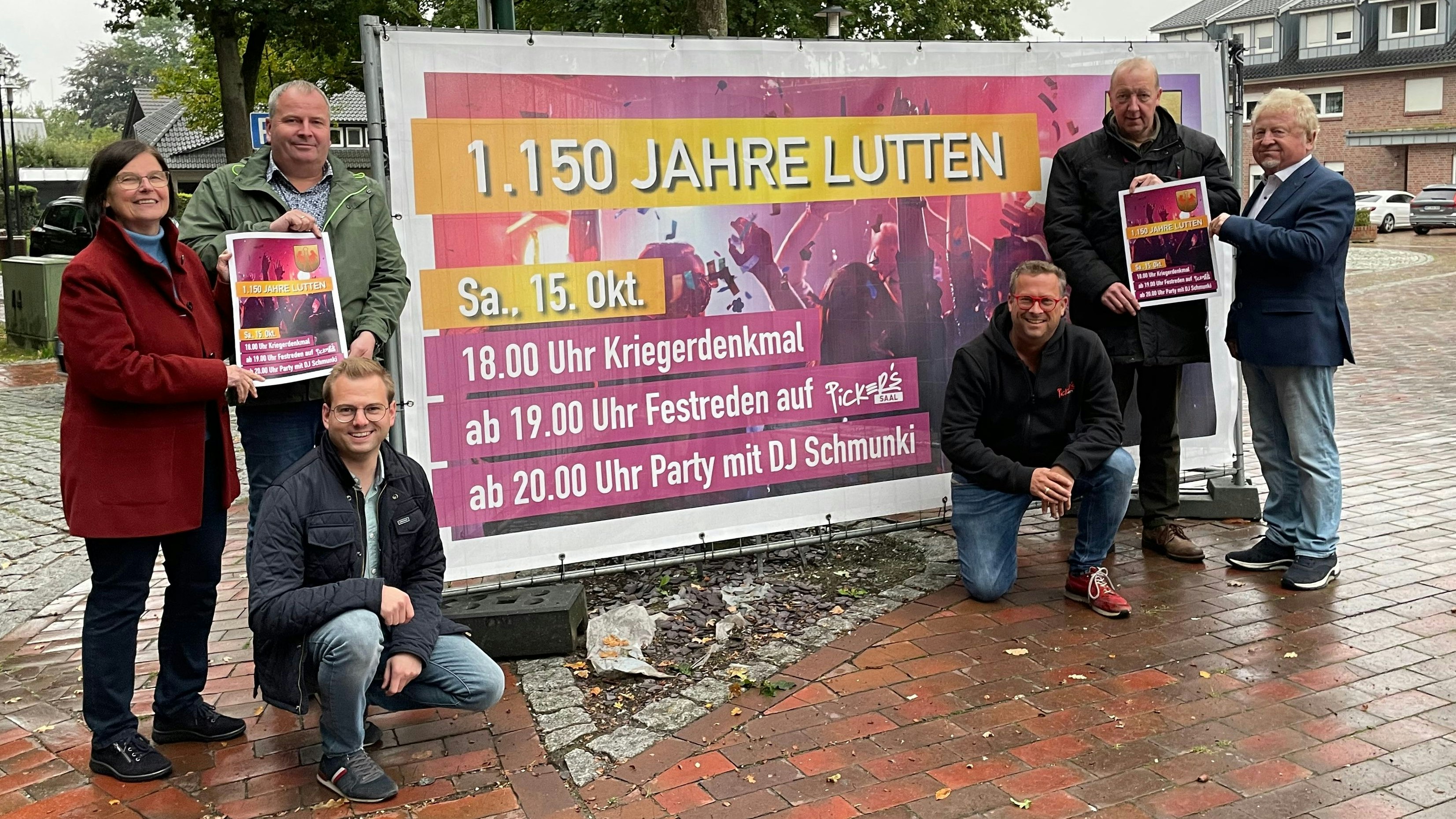 Der Festausschuss: Birgit Meyer (von links), Peter Surmann, Bastian Stukenborg, Stefan Surmann, Klaus Bohmann und Alwin Tepe. Foto: Surmann
