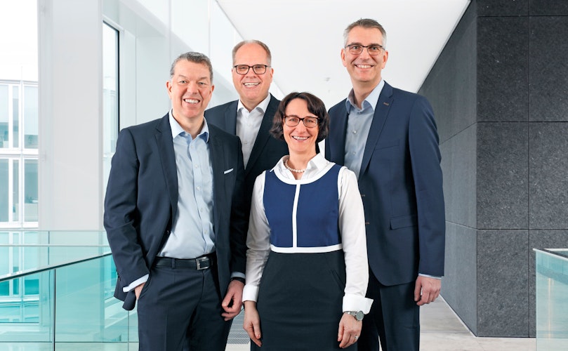 Der LzO-Vorstand mit (von links) Olaf Hemker, dem Vorsitzenden Michael Thanheiser, Tanja-Vera Asmussen und Jürgen Rauber. Foto: Archiv