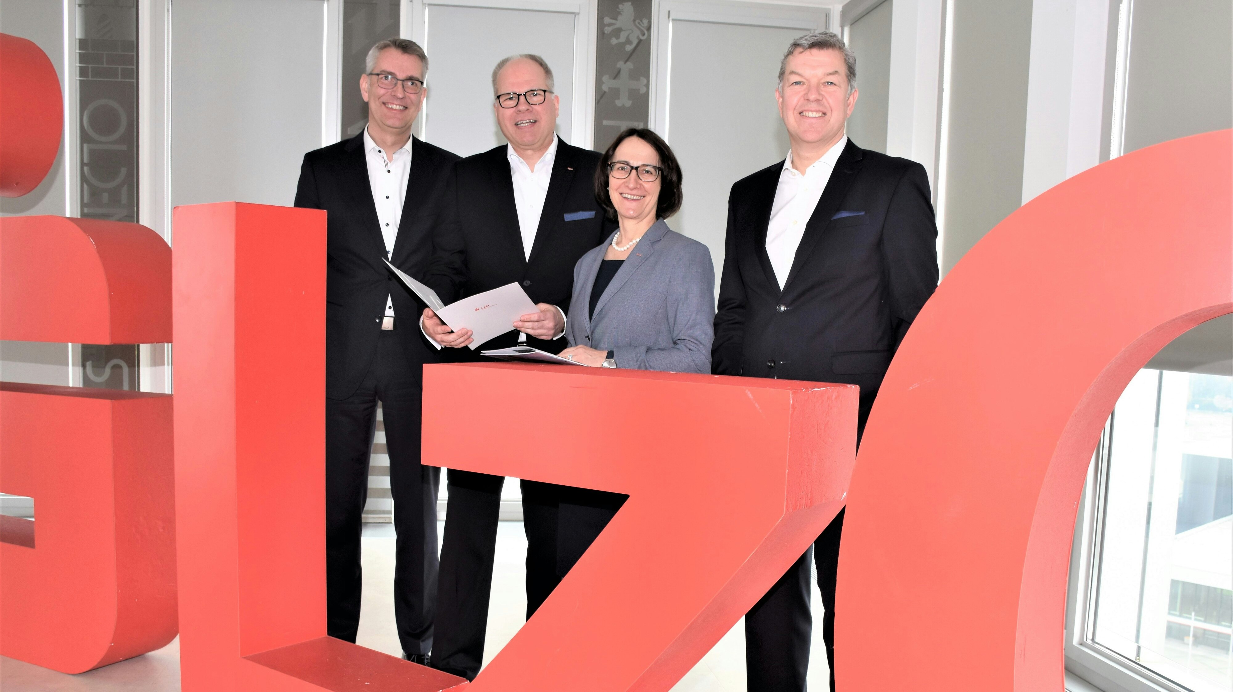 Der amtierende Vorstand der LzO mit: (von links) Jürgen Rauber, Michael Thanheiser (Vorsitzender), Tanja-Vera Asmussen und Olaf Hemker. Foto: Kühn