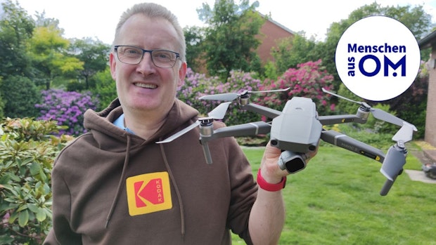 Martin von den Driesch erobert mit seiner Drohne den Luftraum