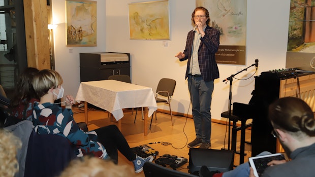 Komponist, Arrangeur und Beatboxer: Andreas Kuchs Auftritt im Friesoyther Kulturzentrum