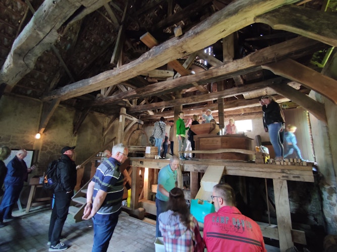 Großer Andrang: Die Wassermühle in Damme war gut besucht. Foto: Röttgers