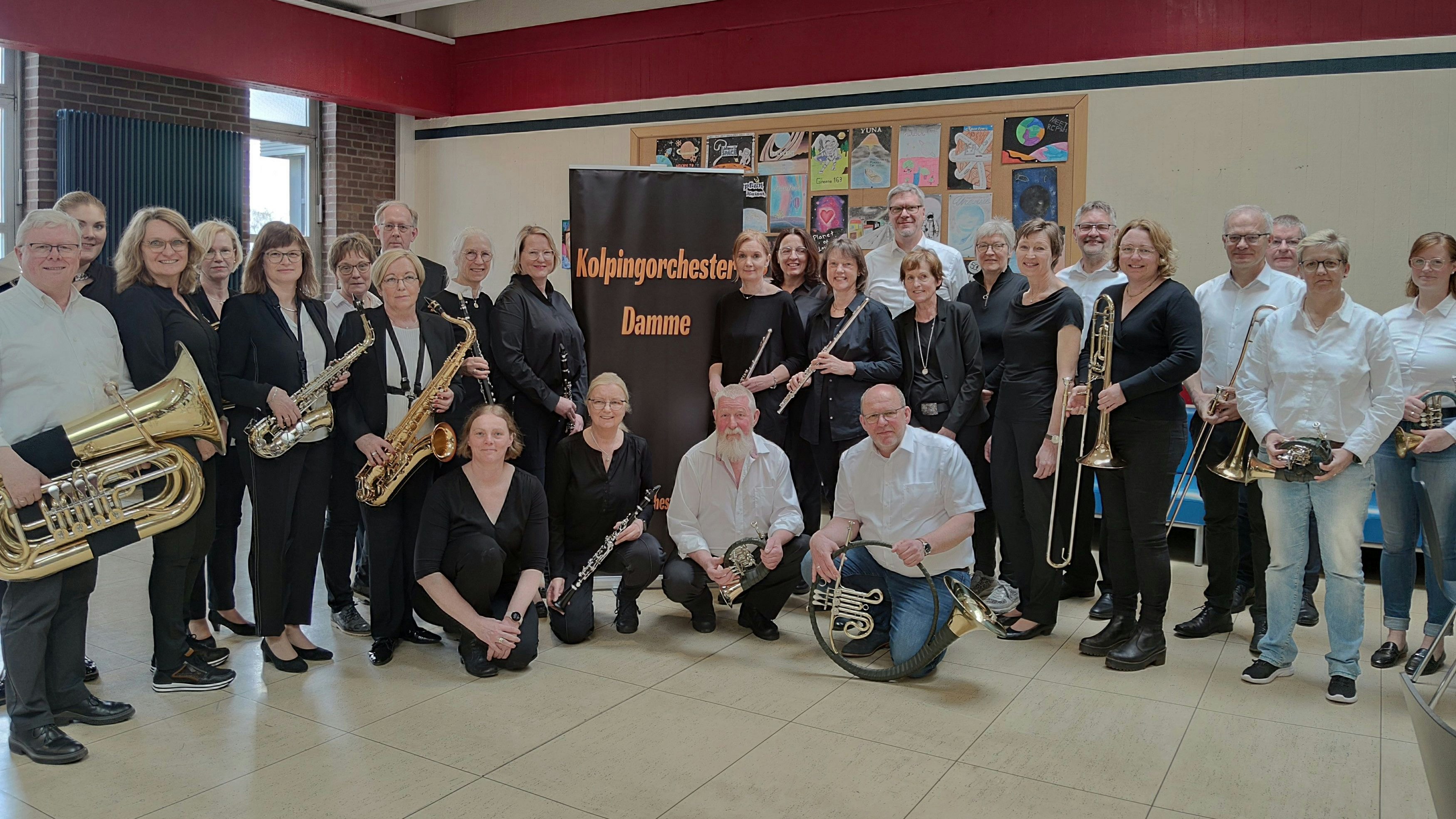 Erfolgreiches Debüt: Das „Start-up-Orchester“ des Kolpingorchesters Damme gab sein allererstes Konzert.&nbsp; Foto: Röttgers