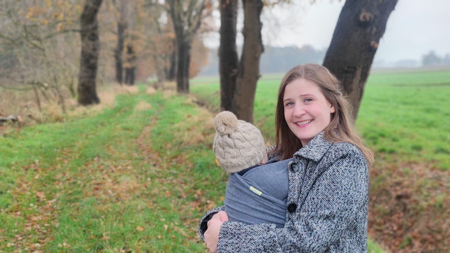 Eigene Erfahrungen mit Tochter Lina hat Lena Tönnies für die Orientierung in Richtung Familienberaterin. Foto: privat