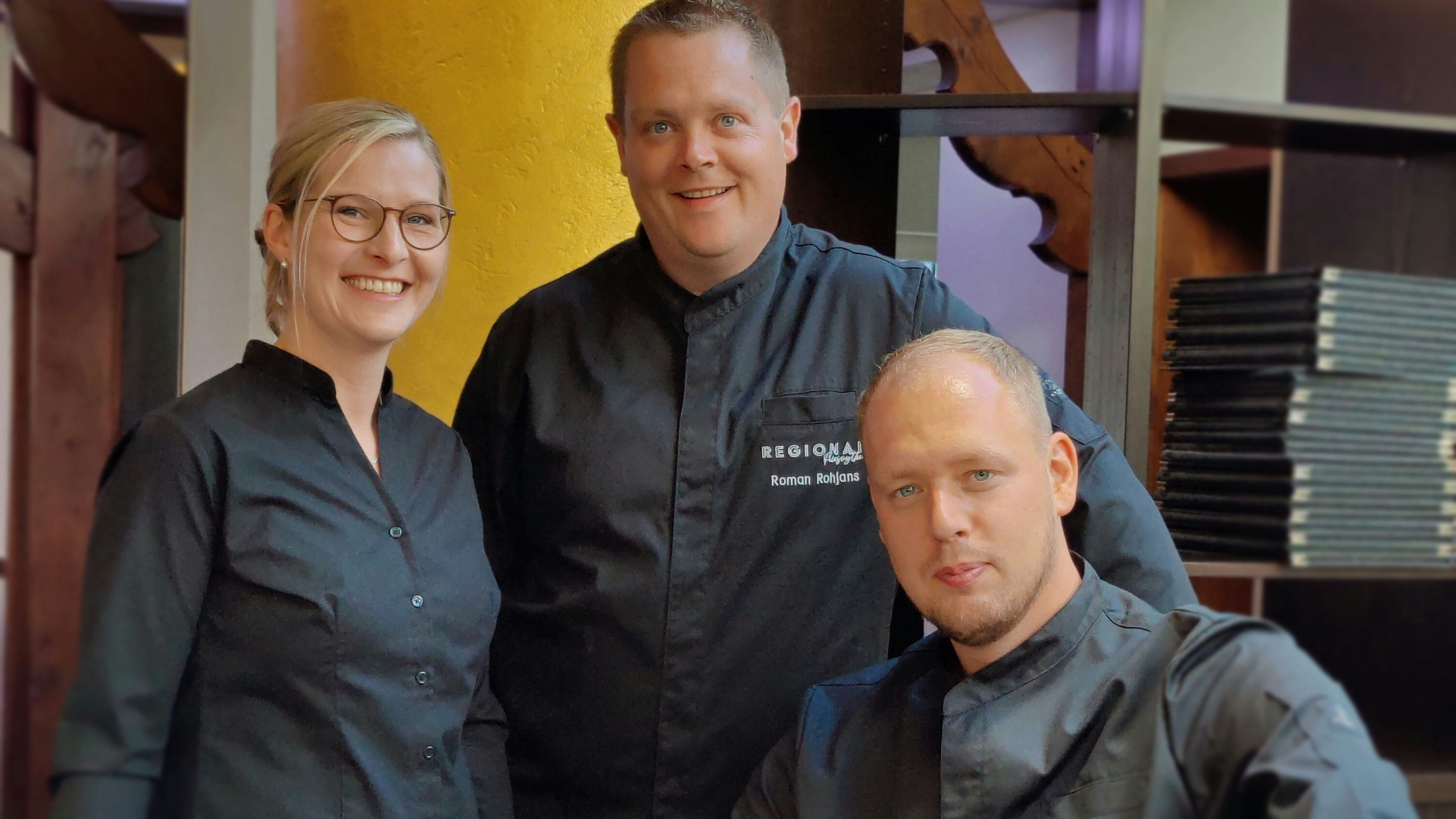 Gastgeber: Ina Stuke, Roman Rohjans und Timo Plenter (von links) öffnen die Türen zu ihrem neuen Restaurant. Foto: Plenter