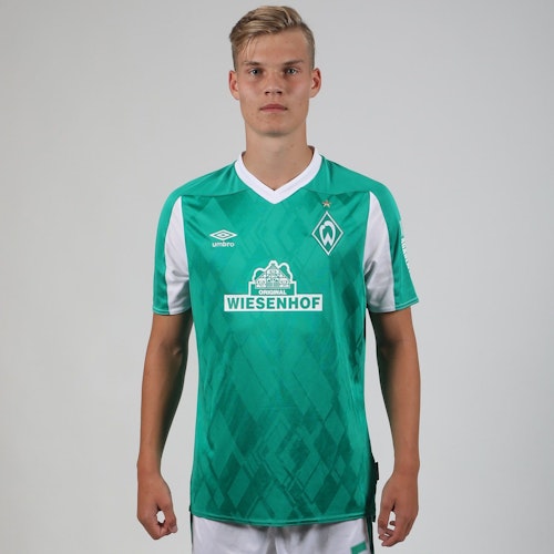 Er trägt weiter Grün-Weiß: Mathis Richter spielt jetzt in Werders U19. Foto: Werder Bremen