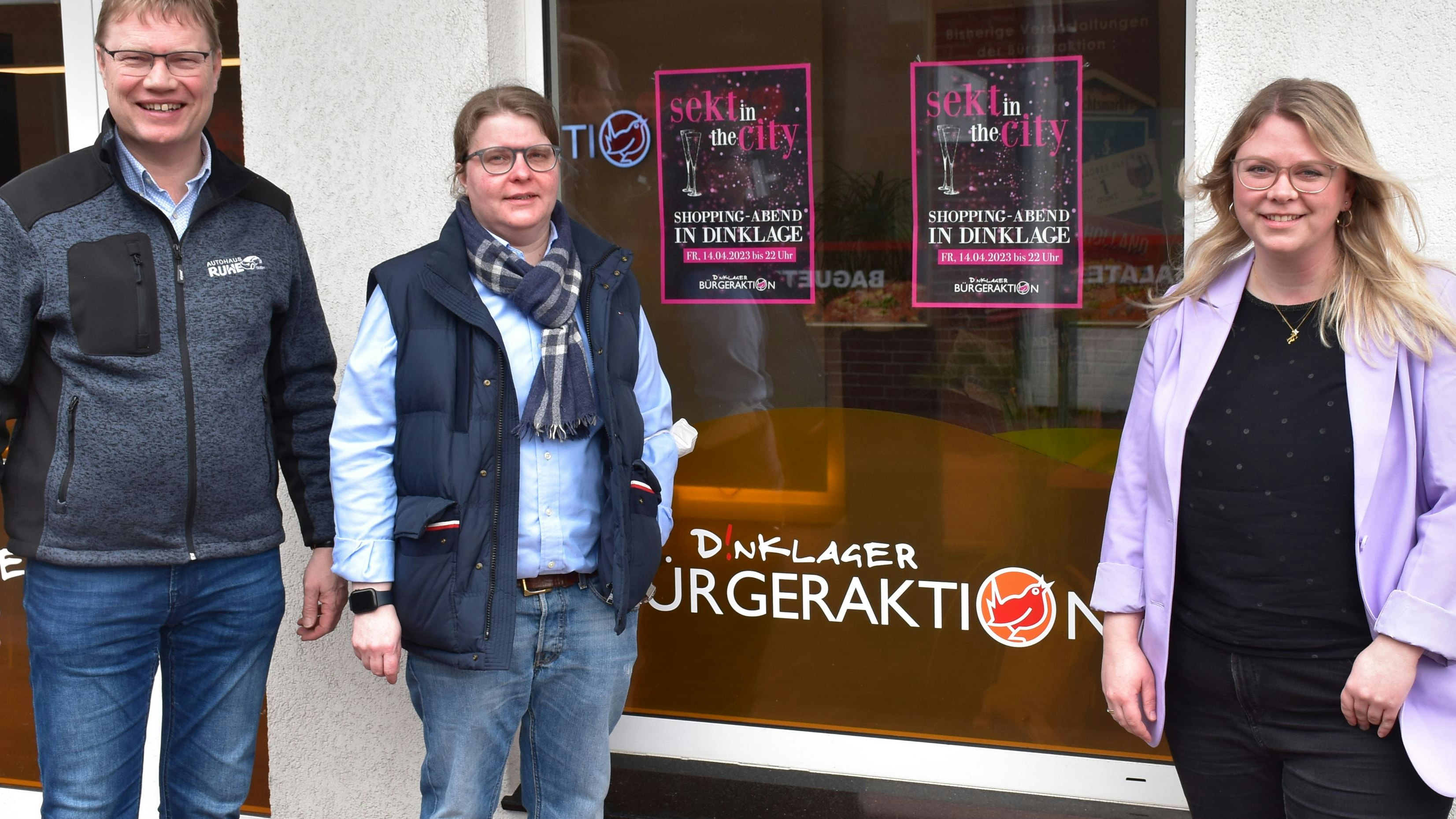 Freuen sich auf die Zusammenarbeit: Markus Ruhe (von links), Verena Peters und Christin Voßmann. Foto: Böckmann