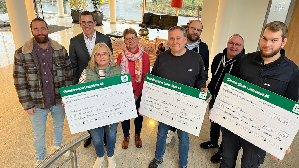 Spendenrekord! Weihnachtsaktion der Firma Pöppelmann aus Lohne bringt mehr als 28.000 Euro ein