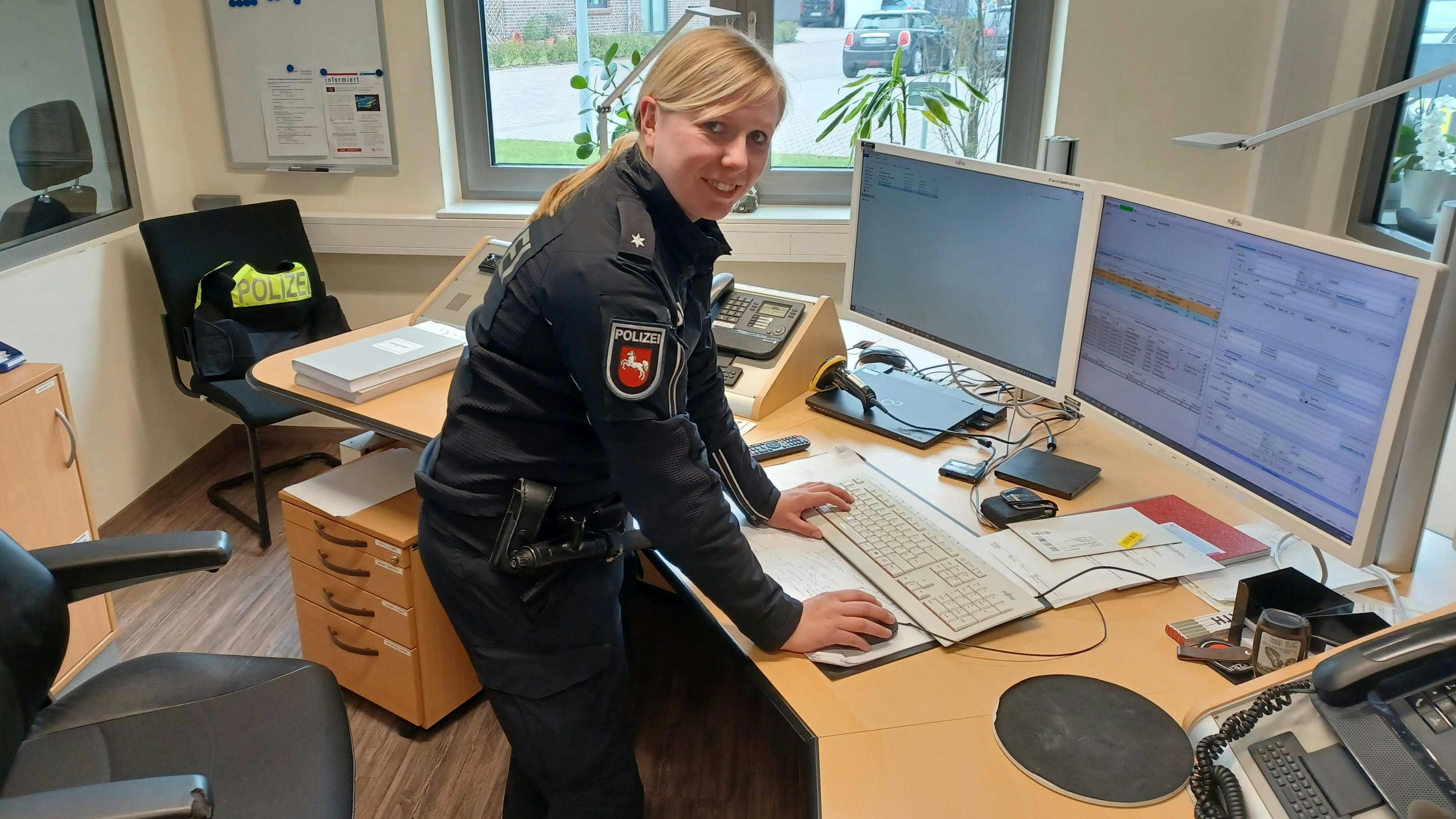 Polizeikommissarin Sonja Stammermann obliegt in diesem Jahr die Einsatzleitung über die Maisause. Foto: H. Wilken