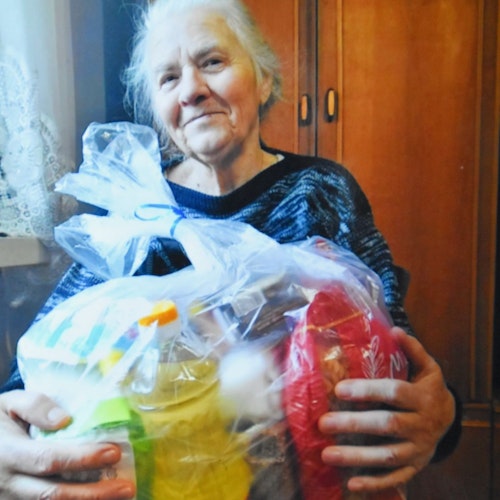 Mit den Spendengeldern aus Lohne werden bei der Caritas-Spes in Lutzk Lebensmittel für Bedürftige gekauft.  Foto: Schulte